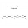 Профнастил НС35-0,65 оцинкованный с нестандартной шириной 0,9м