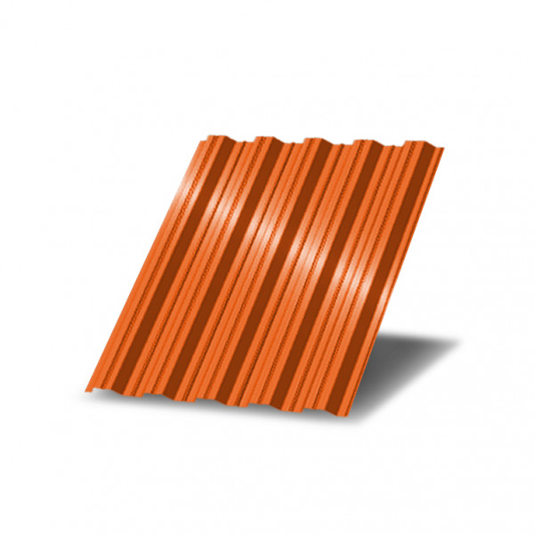 Профнастил НС35-0,6 окрашенный с нестандартной шириной 1м