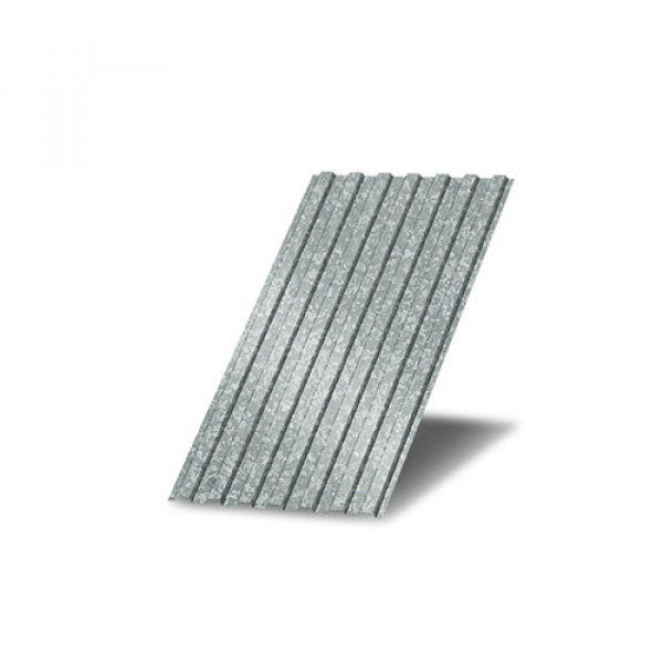 Профнастил МП10-0,65 с нестандартной шириной 0,70 м оцинкованный