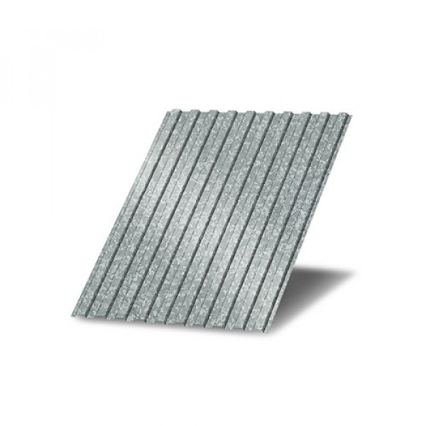 Профнастил МП10-0,5 с нестандартной шириной 1 м оцинкованный