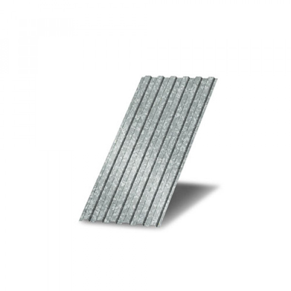 Профнастил МП10-0,4 с нестандартной шириной 0,60 м оцинкованный