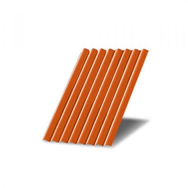 Профнастил МП18-0,35 с нестандартной шириной 0,70 м окрашенный