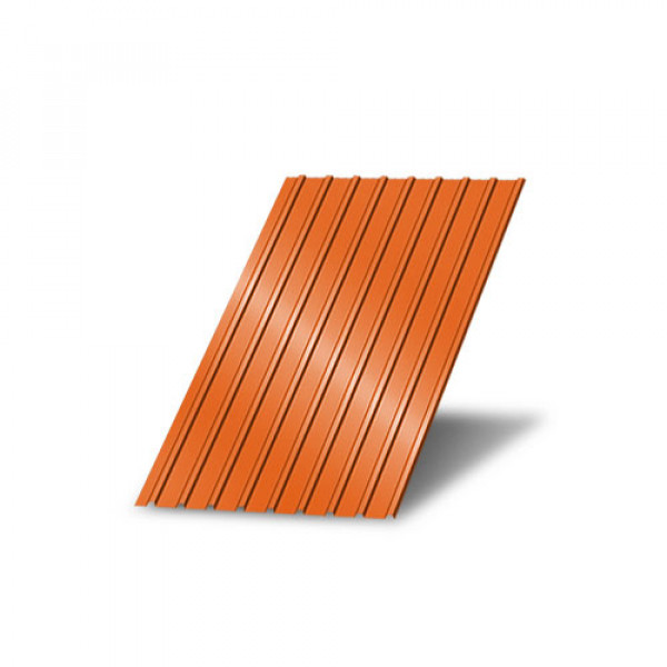 Профнастил С10-0,55 с нестандартной шириной 0,90 м окрашенный