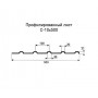Профнастил С10-0,35 с нестандартной шириной 0,50 м окрашенный