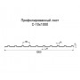 Профнастил С10-0,4 с нестандартной шириной 1 м оцинкованный