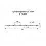 Профнастил С10-0,7 с нестандартной шириной 0,60 м оцинкованный