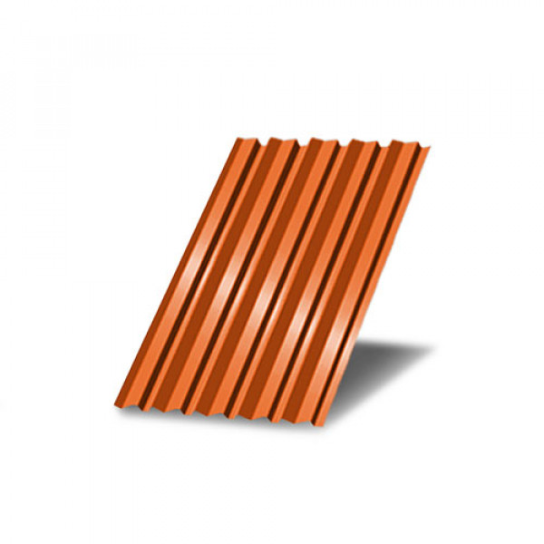 Профнастил С15-0,55 с нестандартной шириной 0,80 м окрашенный