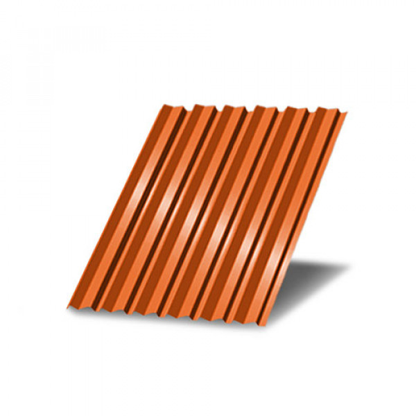 Профнастил С15-0,55 с нестандартной шириной 1 м окрашенный