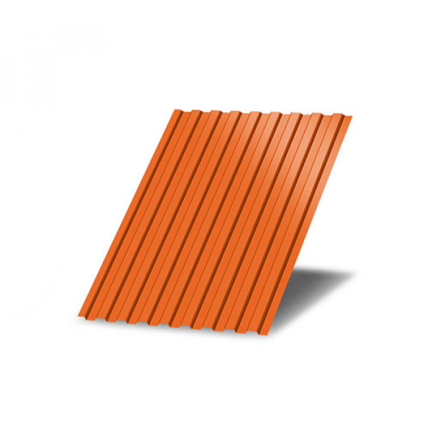 Профнастил С8-0,45 с нестандартной шириной 1 м окрашенный