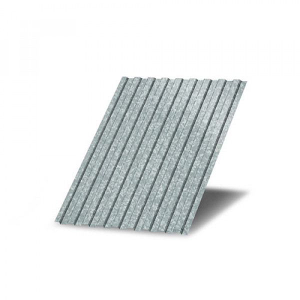 Профнастил С8-0,55 с нестандартной шириной 1 м оцинкованный