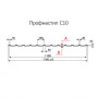 Нержавеющий профнастил С10 0.65 AISI 321