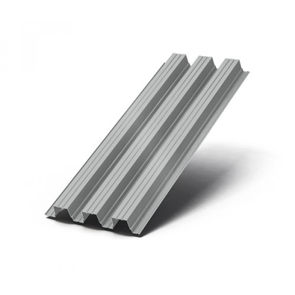 Профнастил Н114-750-0.7 RAL9006 Полиэстер