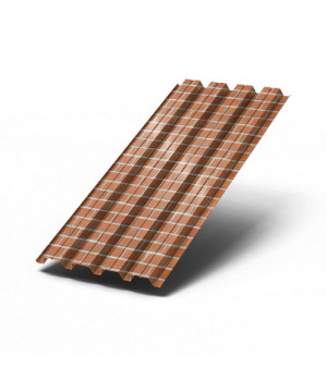 Профилированный лист Н60х845-0.5 ECOSTEEL Кирпич