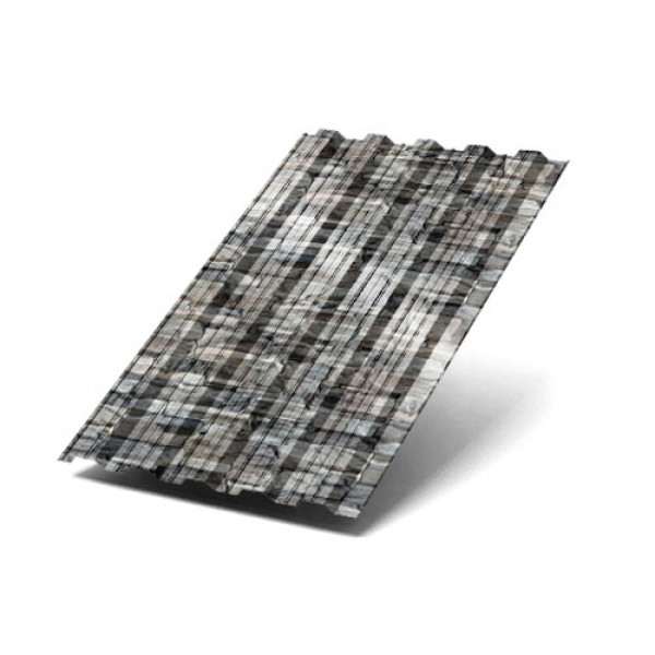 Профнастил НС35-1000-0.5 Белый Камень ECOSTEEL