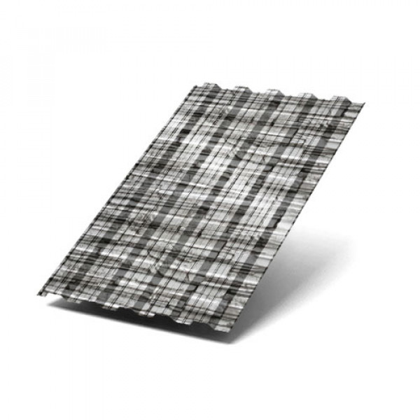 Профнастил НС35-1000-0.5 Белый Плитняк ECOSTEEL