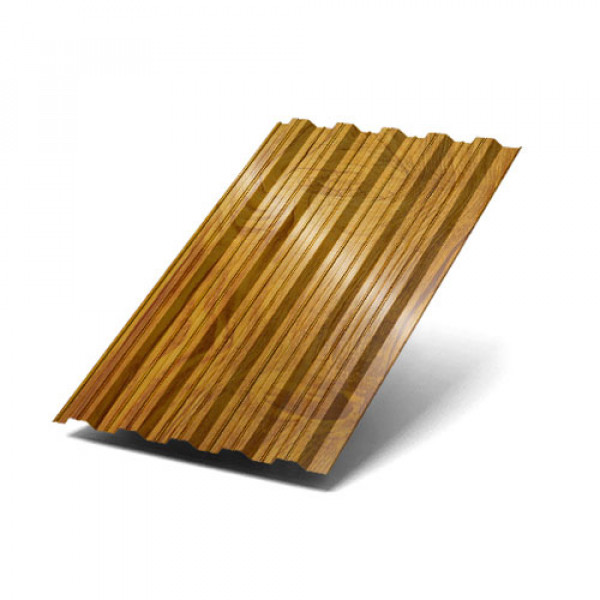 Профнастил НС35-1000-0.5 Золотой Дуб ECOSTEEL_T