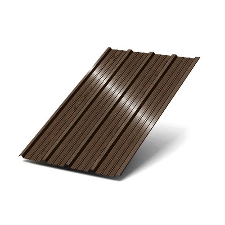 Профнастил НС38-1000-0.5 Мореный Дуб ECOSTEEL_MA