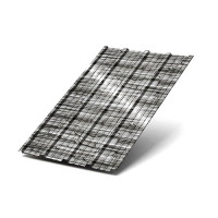 Профнастил НС38-1000-0.5 Белый Плитняк ECOSTEEL