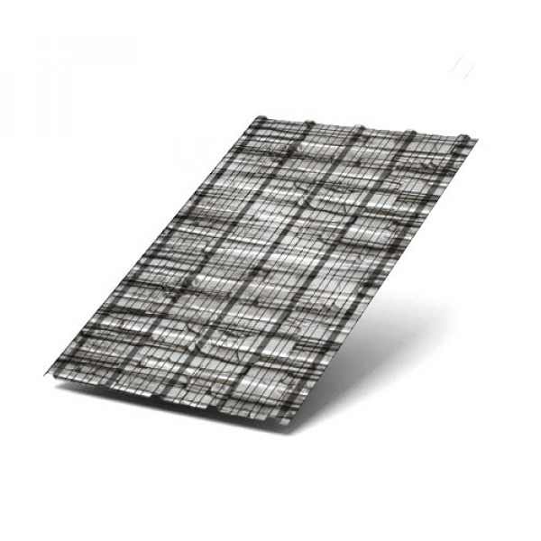 Профнастил ММ35-1000-0.5 Белый Плитняк ECOSTEEL