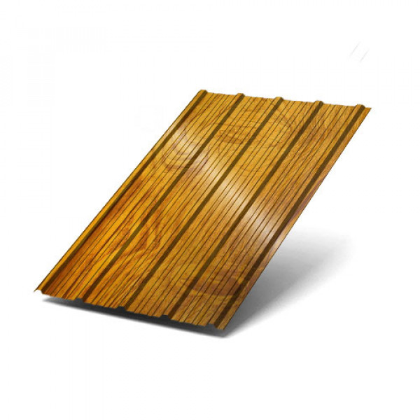 Профнастил ММ35-1000-0.5 Золотой Дуб ECOSTEEL_T
