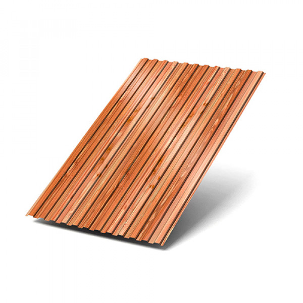 Профнастил МП10-1100 ECOSTEEL_T Кедр