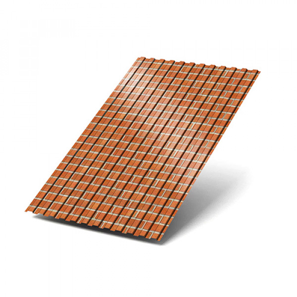 Профнастил МП10-1100 ECOSTEEL Кирпичная Кладка