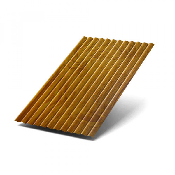 Профнастил МП18-1100-0.5 Золотой Дуб ECOSTEEL_T