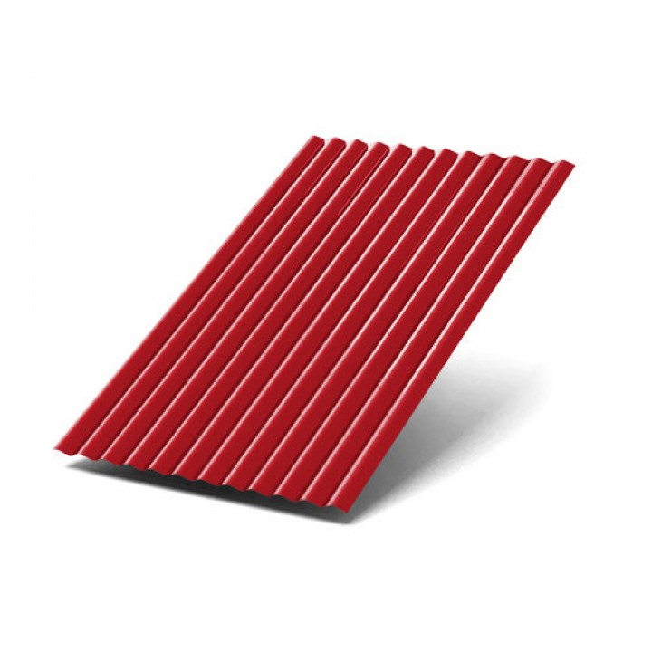 Профнастил МП18-1100-0.5 RAL3020 Norman