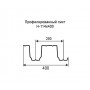 Профнастил Н114-0,4 оцинкованный с нестандартной шириной 0,4 м