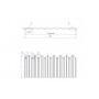 Профнастил фигурный С10 - 0,5 Quarzit lite RAL 7024
