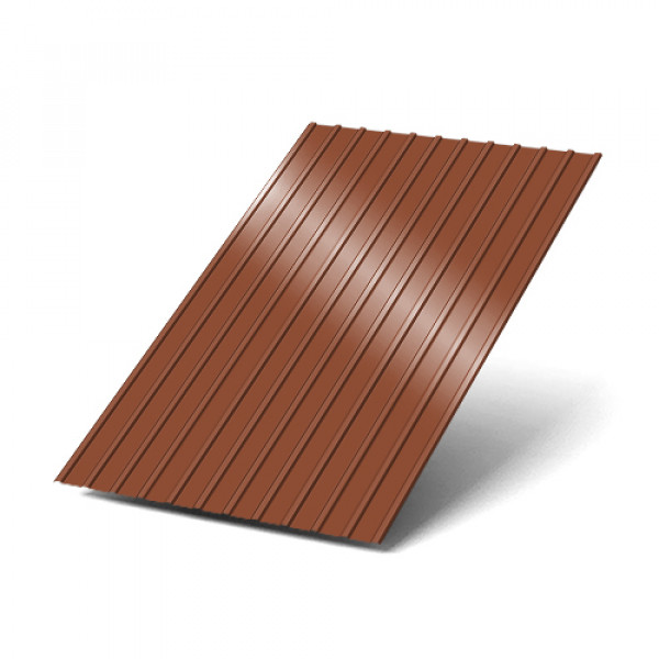 Профнастил С10-1150-0.5 RAL8004 Viking E