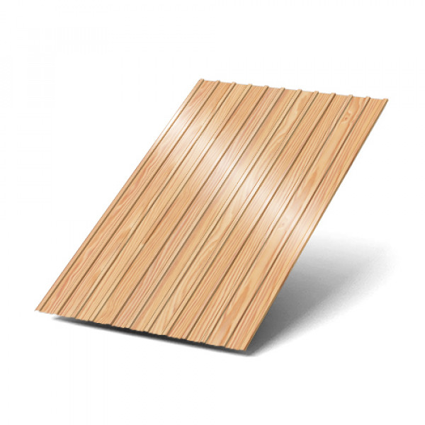 Профнастил С10-1150-0.45 Лиственница ECOSTEEL