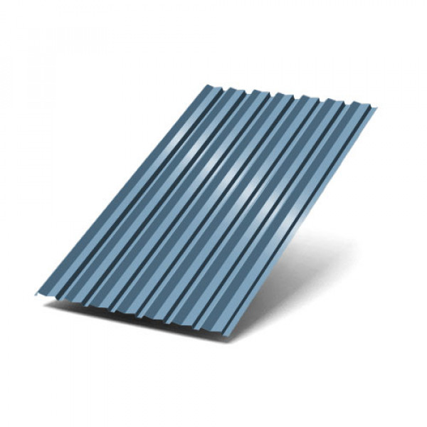 Профнастил С-15-1190-0.5 (с гранью) RAL 5024 Пурал