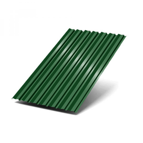 Профнастил С-15-1190-0.6 (с гранью) RAL 6002 Полиэстер