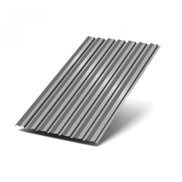 Профнастил С-15-1190-0.5 (с гранью) RAL 9006 Полиэстер