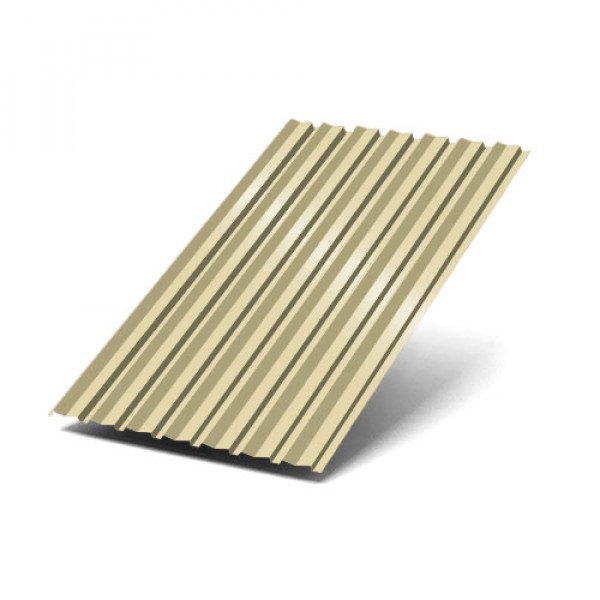 Профнастил С-15-1190-0.5 (с гранью) RAL 1014 (Rooftop Matte)