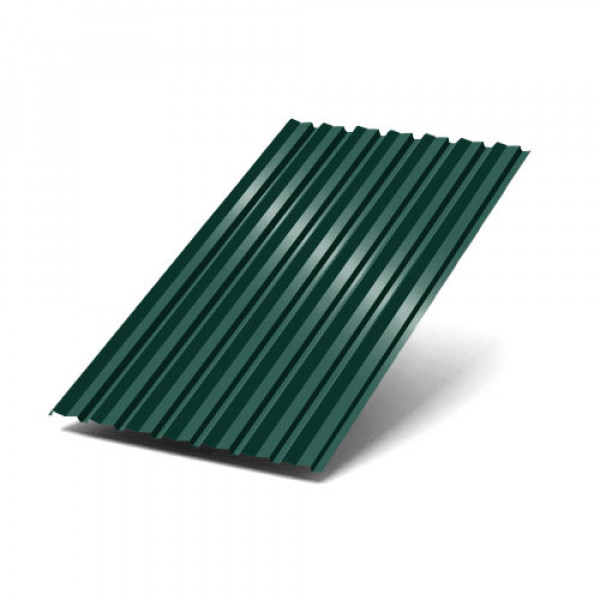 Профнастил С-15-1190-0.5 (с гранью) RAL 6005 Полиэстер