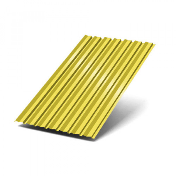 Профнастил С-15-1190-0.65 (с гранью) RAL 1018 Полиэстер