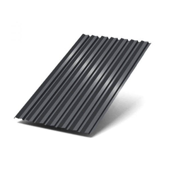 Профнастил С-15-1190-0.5 (с гранью) RAL 7024 Полиэстер