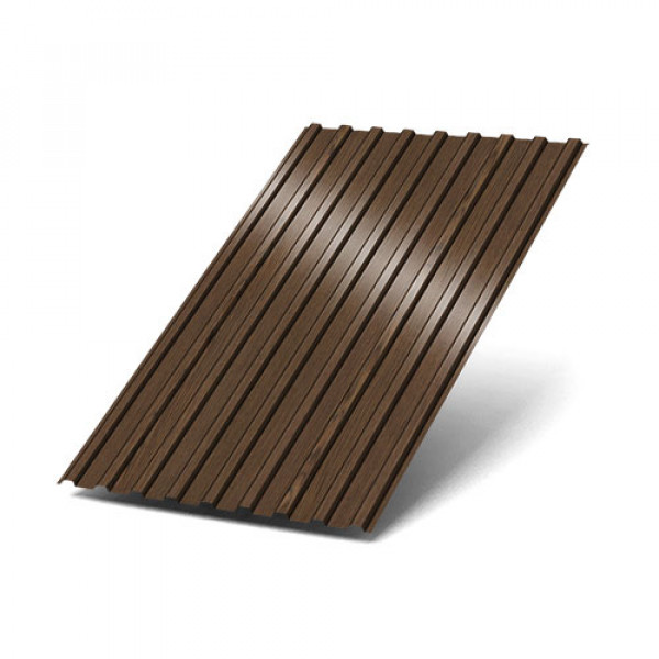 Профнастил С17-1163-0.5 Мореный Дуб ECOSTEEL