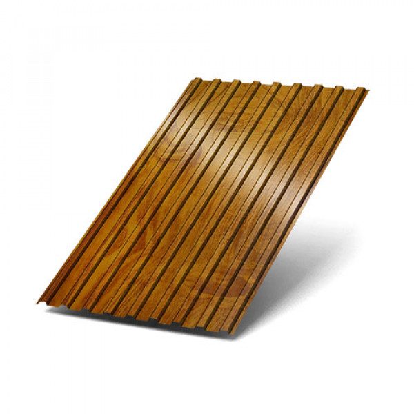 Профнастил С17-1163-0.5 Золотой Дуб ECOSTEEL_T