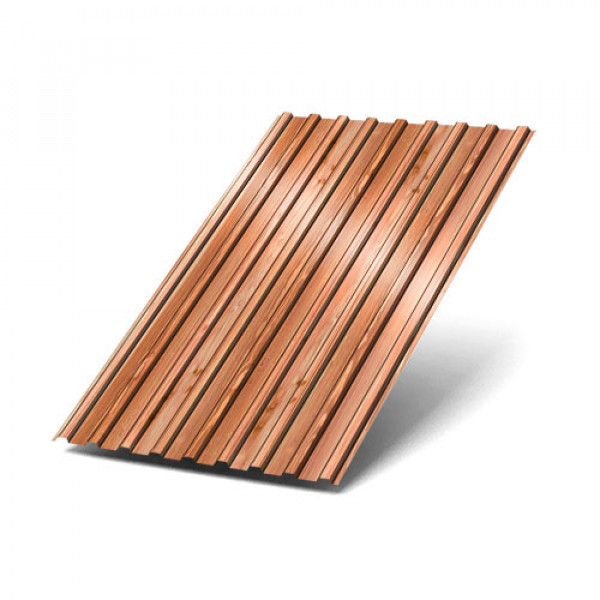 Профнастил С17-1163-0.5 Кедр ECOSTEEL_T