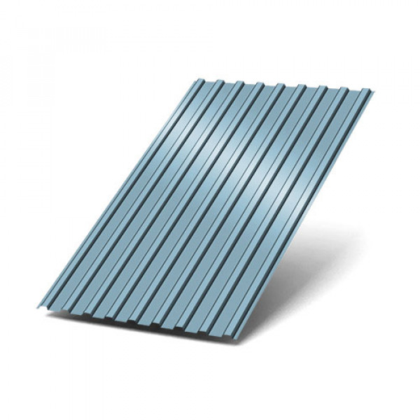 Профнастил С17-1163-0.5-Голубой металлик Призма