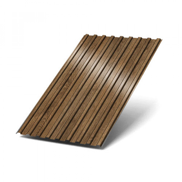 Профнастил С17-1163-0.5 Античный дуб ECOSTEEL