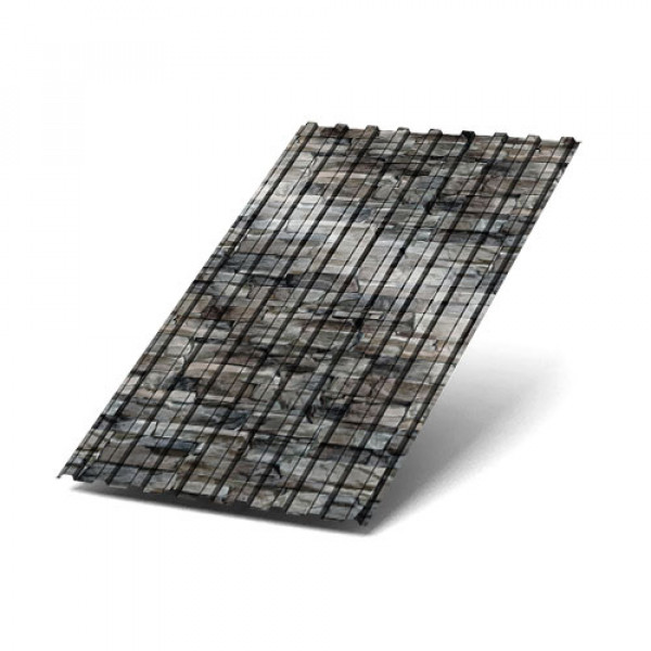 Профнастил С17-1163-0.5 Белый Камень ECOSTEEL