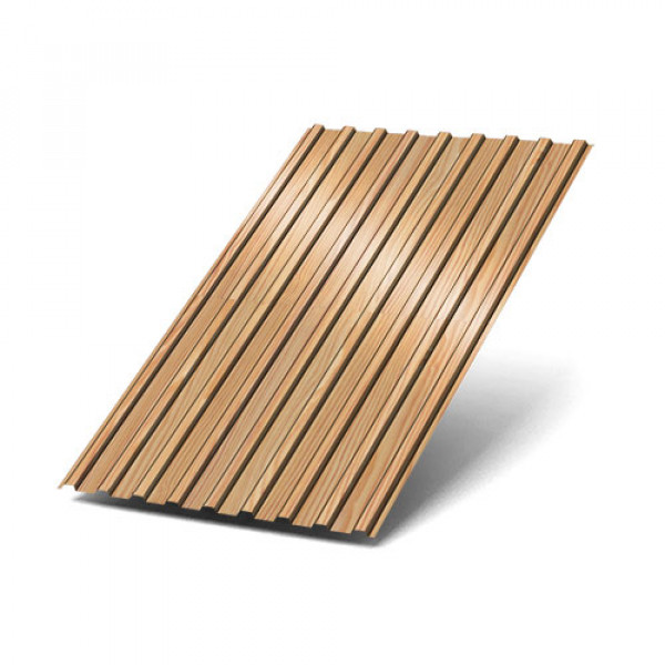 Профнастил С17-1163-0.45 Лиственница ECOSTEEL