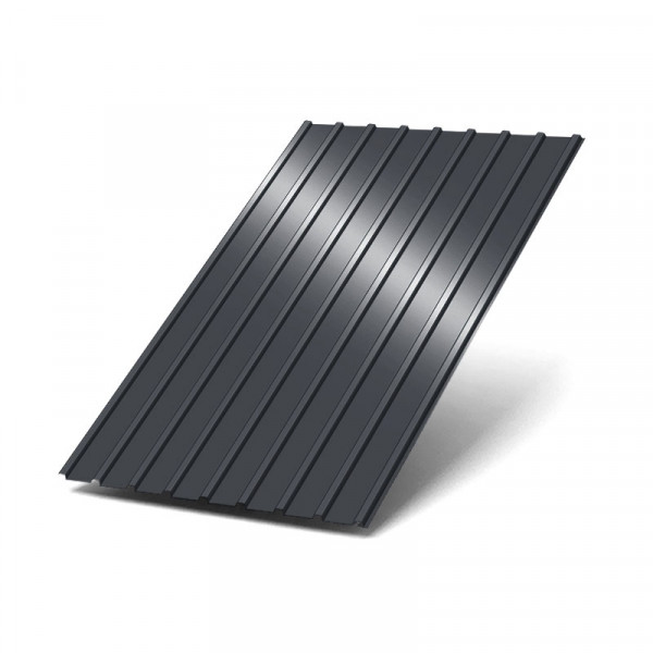 Профнастил С18-800-0.45 RAL7024 Полиэстер/Двусторонний