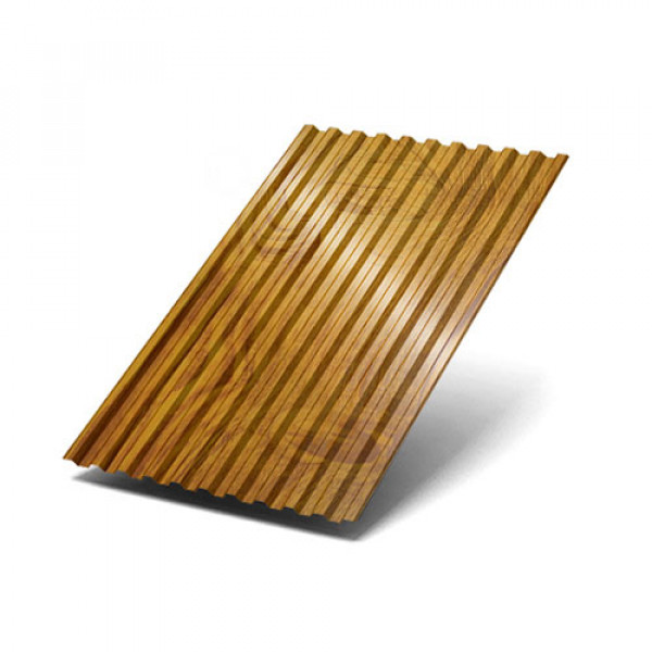 Профнастил C21-1000-0.5 Золотой Дуб ECOSTEEL_T