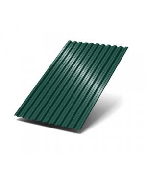 Профнастил C21-1000-0.45 RAL6005/6005 Полиэстер двухсторонний