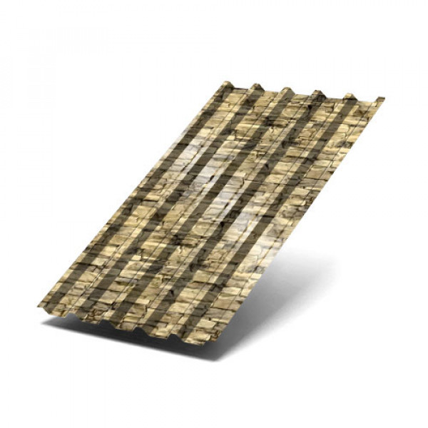 Профнастил С44-1000-0.5 Песчаник ECOSTEEL